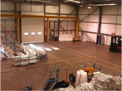 goliath crane steelwork