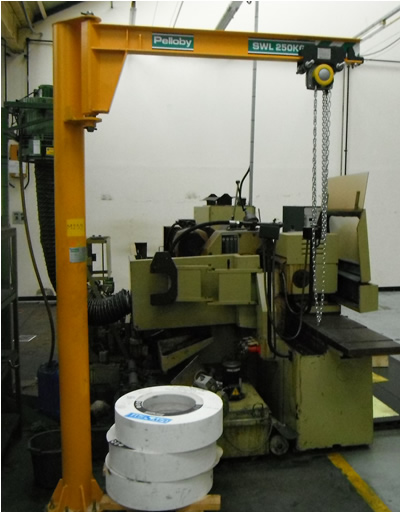 underbraced pelloby jib crane