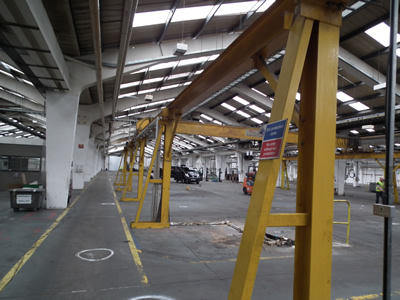 crane support steelwork