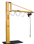 pillar crane servicing